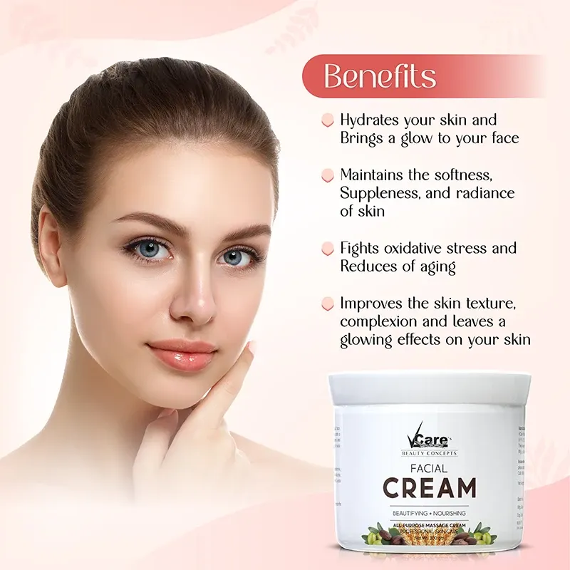 Facial Cream,Best Cream for face,Vcare face cream,Facial cream for men and women,Glowing skin cream